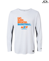 Where2Next Hoops Basketball Eat Sleep - Mens Oakley Longsleeve