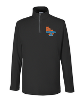 Where2Next Hoops Basketball Eat Sleep - Mens Quarter Zip