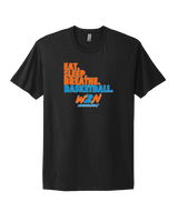 Where2Next Hoops Basketball Eat Sleep - Mens Select Cotton T-Shirt