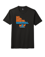 Where2Next Hoops Basketball Eat Sleep - Tri-Blend Shirt