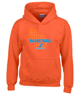 Where2Next Hoops Basketball Eat Sleep - Unisex Hoodie