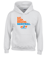 Where2Next Hoops Basketball Eat Sleep - Unisex Hoodie