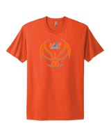 Where2Next Hoops Basketball Full Ball - Mens Select Cotton T-Shirt