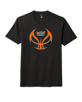 Where2Next Hoops Basketball Full Ball - Tri-Blend Shirt