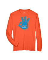 Where2Next Hoops Basketball Shooter - Performance Longsleeve