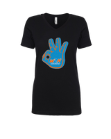 Where2Next Hoops Basketball Shooter - Womens Vneck