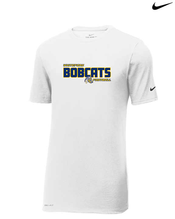 Whiteford HS Football Bold - Mens Nike Cotton Poly Tee
