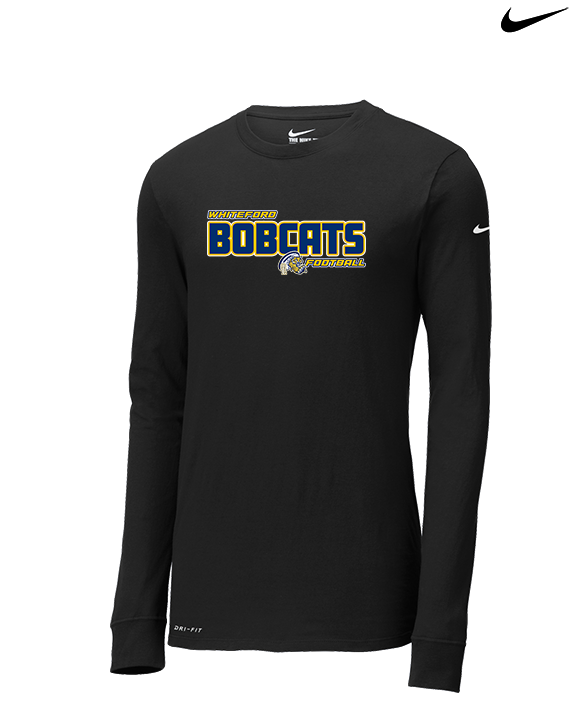 Whiteford HS Football Bold - Mens Nike Longsleeve