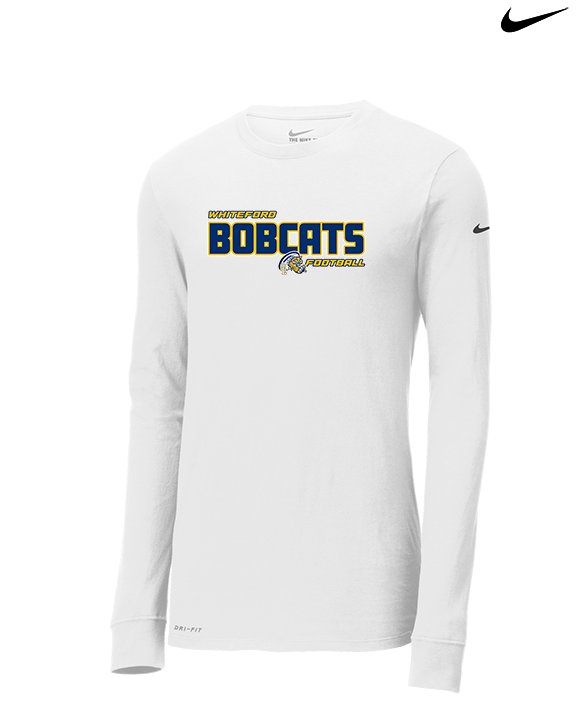 Whiteford HS Football Bold - Mens Nike Longsleeve