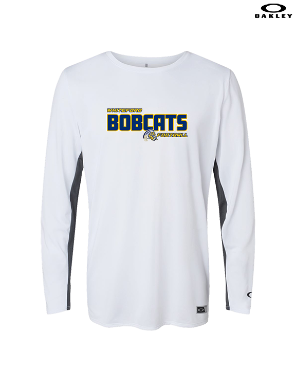 Whiteford HS Football Bold - Mens Oakley Longsleeve