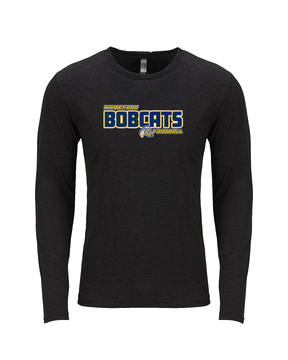 Whiteford HS Football Bold - Tri-Blend Long Sleeve
