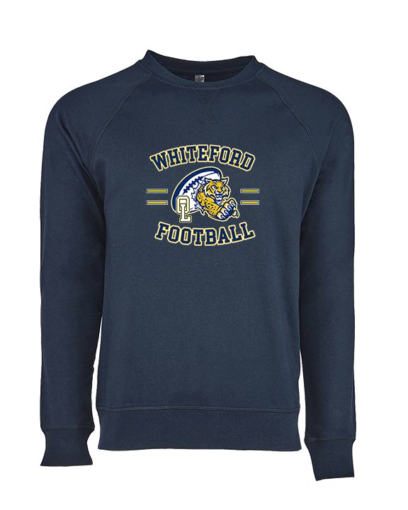 Whiteford HS Football Curve - Crewneck Sweatshirt