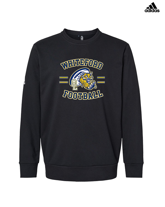 Whiteford HS Football Curve - Mens Adidas Crewneck