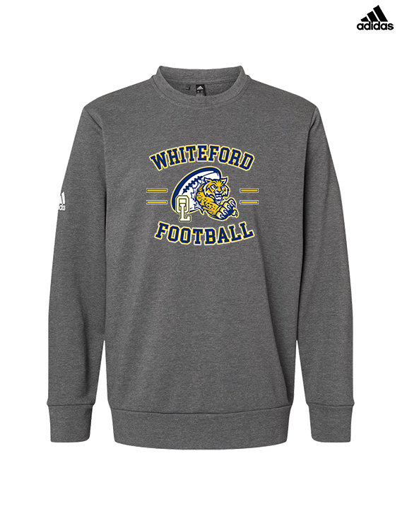Whiteford HS Football Curve - Mens Adidas Crewneck