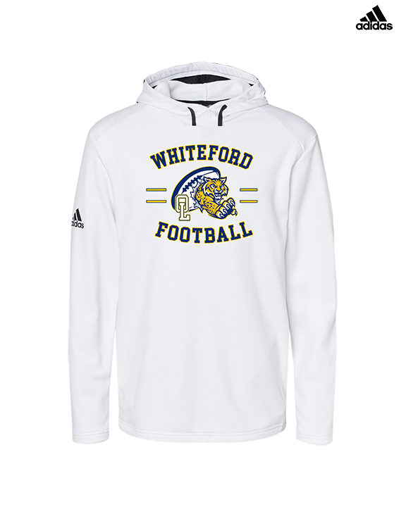 Whiteford HS Football Curve - Mens Adidas Hoodie