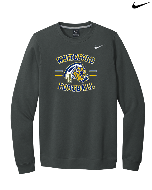 Whiteford HS Football Curve - Mens Nike Crewneck