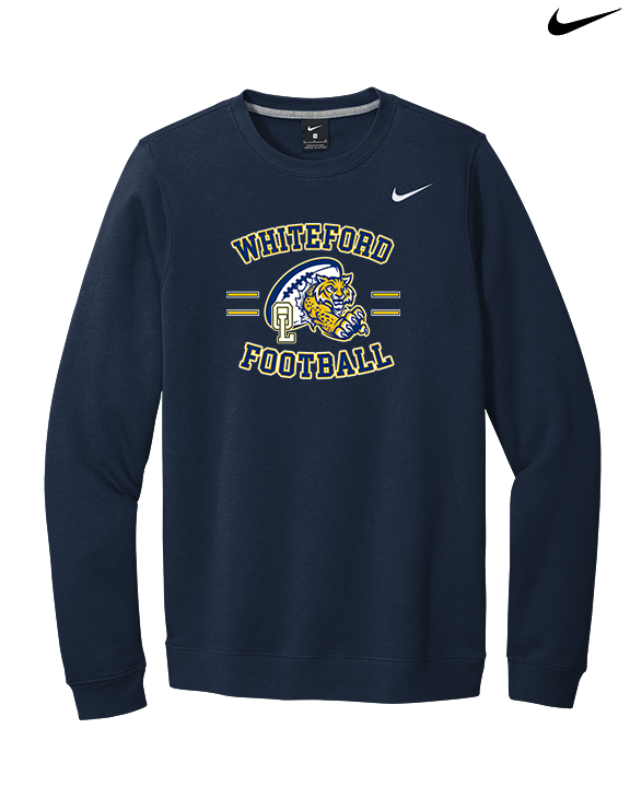 Whiteford HS Football Curve - Mens Nike Crewneck
