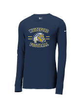 Whiteford HS Football Curve - Mens Nike Longsleeve