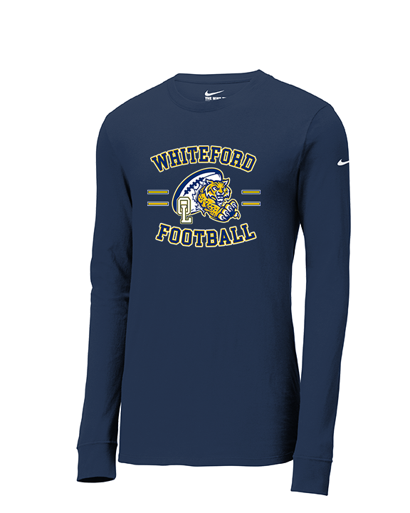 Whiteford HS Football Curve - Mens Nike Longsleeve