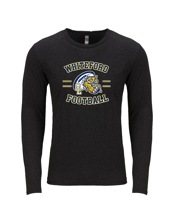 Whiteford HS Football Curve - Tri-Blend Long Sleeve