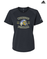 Whiteford HS Football Curve - Womens Adidas Performance Shirt