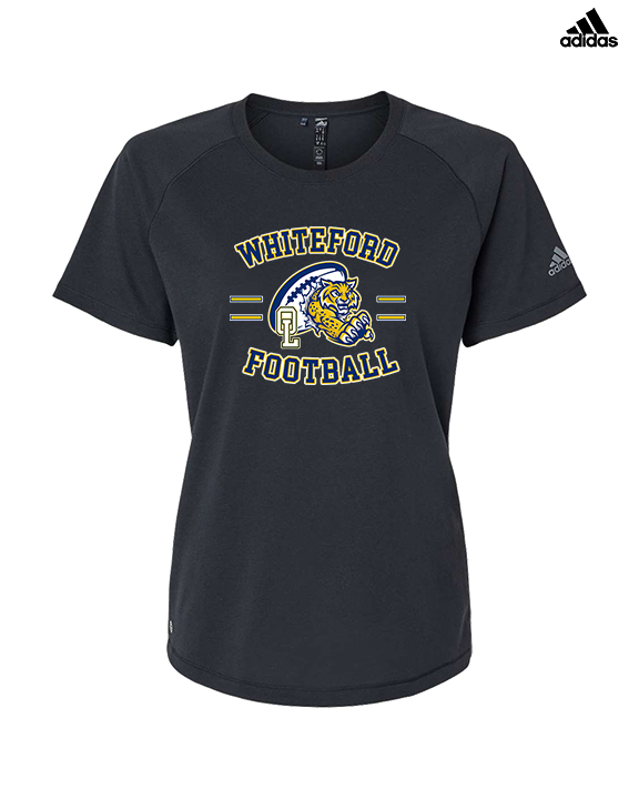 Whiteford HS Football Curve - Womens Adidas Performance Shirt