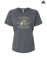 Whiteford HS Football Curve - Womens Adidas Performance Shirt