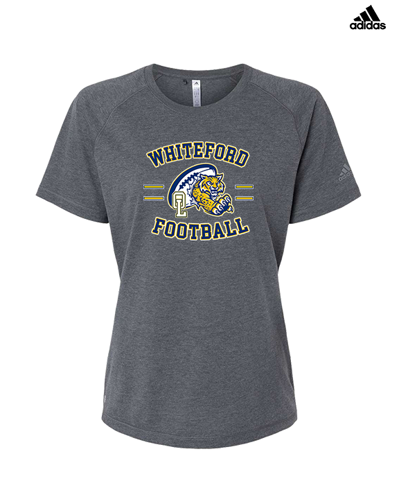 Whiteford HS Football Curve - Womens Adidas Performance Shirt
