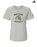 Whiteford HS Football Curve - Womens Adidas Performance Shirt