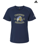 Whiteford HS Football Curve - Womens Adidas Performance Shirt