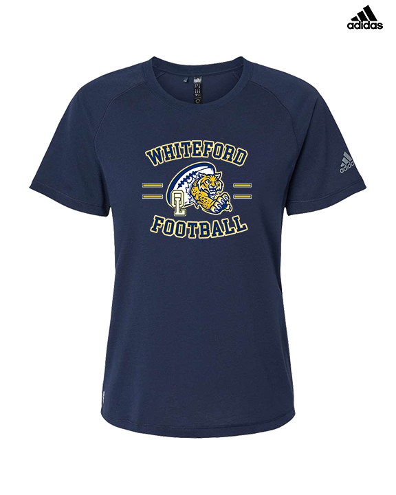 Whiteford HS Football Curve - Womens Adidas Performance Shirt
