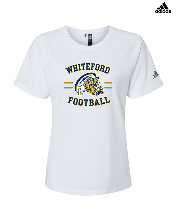 Whiteford HS Football Curve - Womens Adidas Performance Shirt