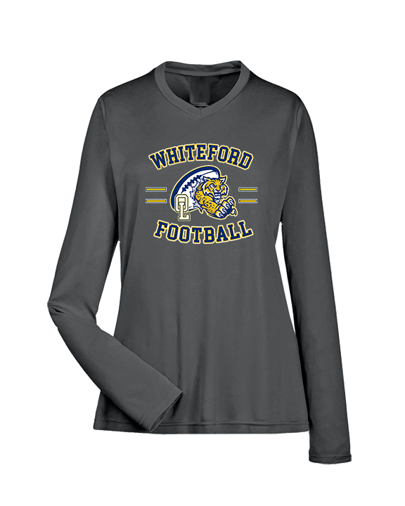Whiteford HS Football Curve - Womens Performance Longsleeve