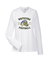 Whiteford HS Football Curve - Womens Performance Longsleeve