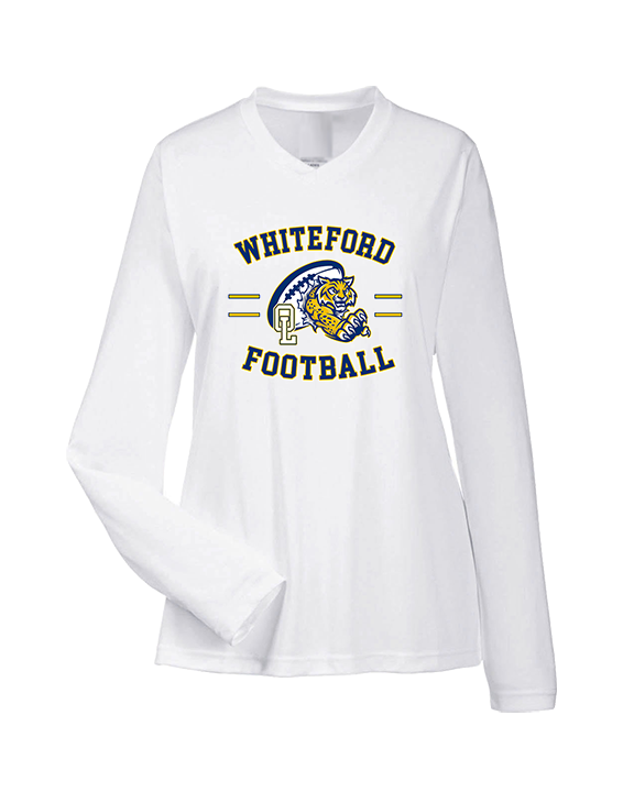 Whiteford HS Football Curve - Womens Performance Longsleeve