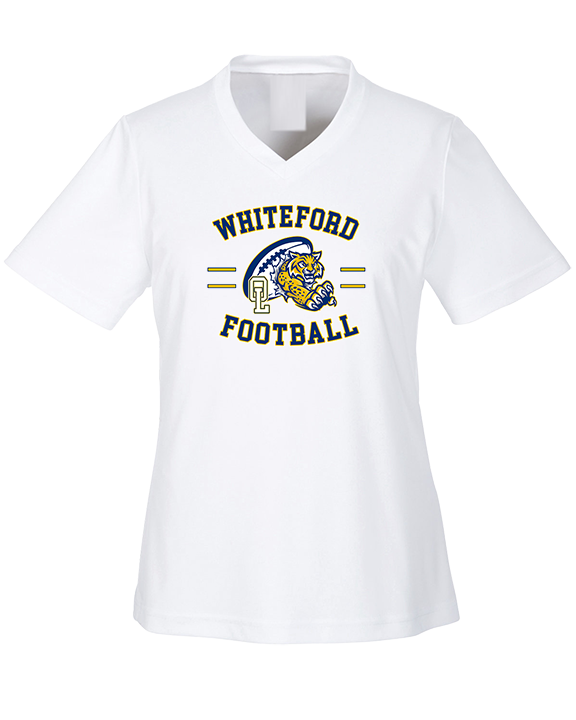 Whiteford HS Football Curve - Womens Performance Shirt