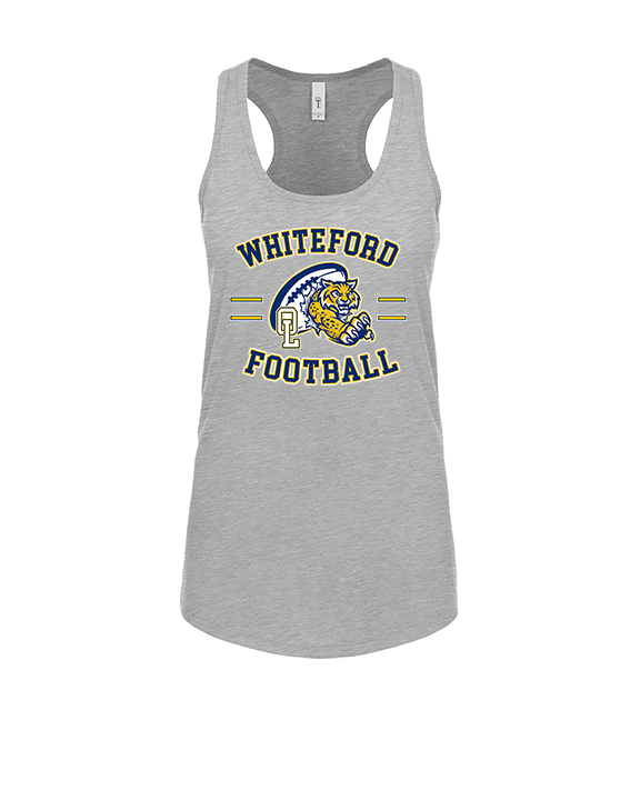 Whiteford HS Football Curve - Womens Tank Top