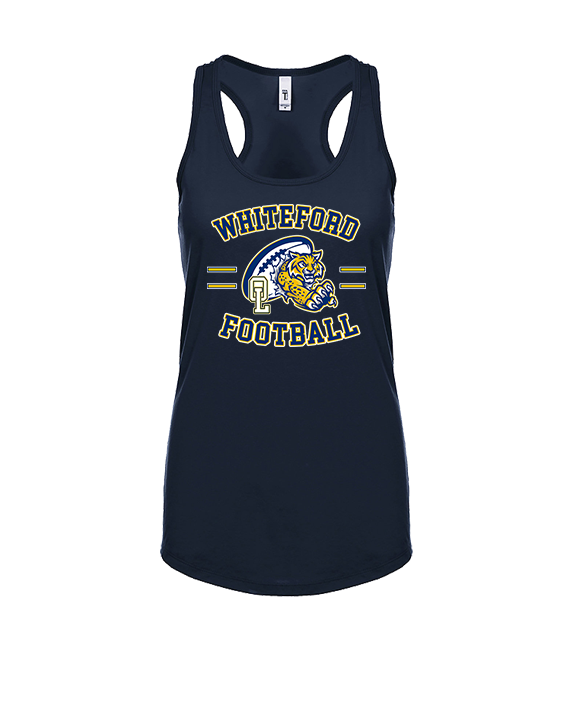 Whiteford HS Football Curve - Womens Tank Top