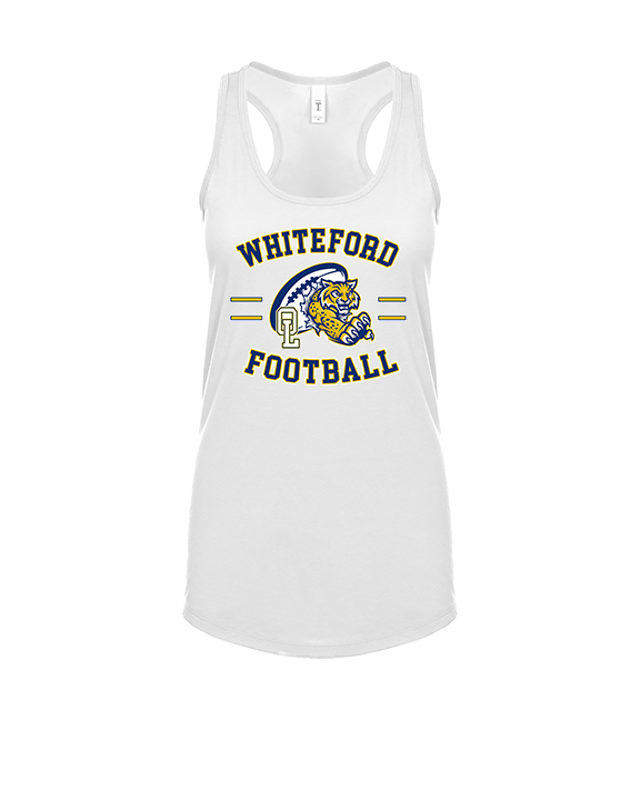 Whiteford HS Football Curve - Womens Tank Top