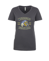 Whiteford HS Football Curve - Womens Vneck