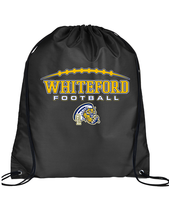 Whiteford HS Football Logo Custom 01 - Drawstring Bag