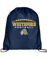 Whiteford HS Football Logo Custom 01 - Drawstring Bag