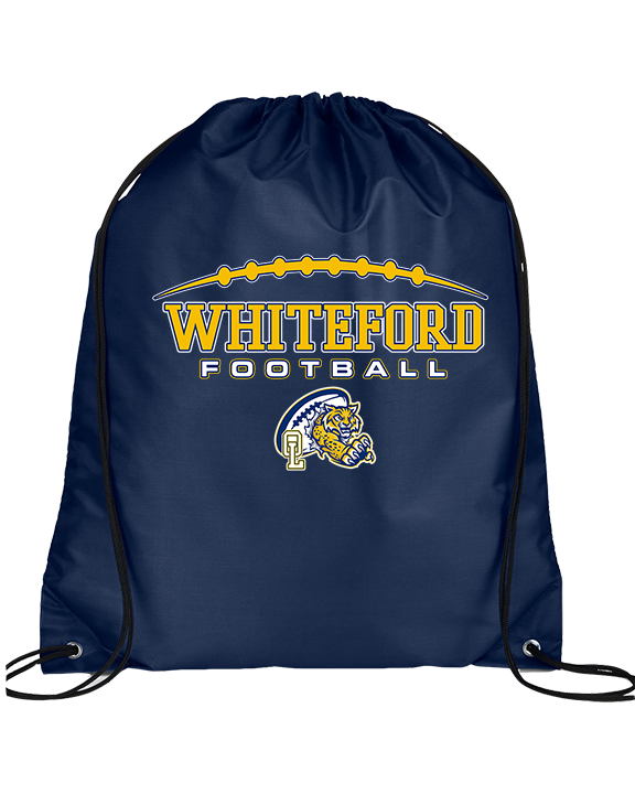 Whiteford HS Football Logo Custom 01 - Drawstring Bag