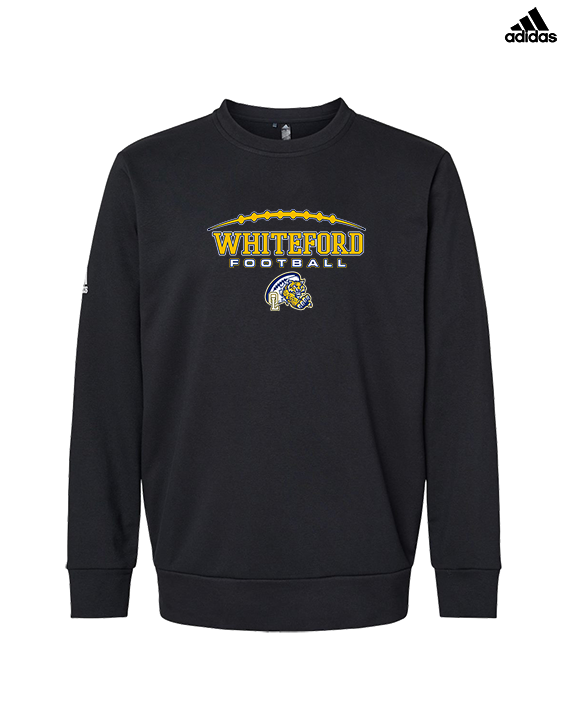 Whiteford HS Football Logo Custom 01 - Mens Adidas Crewneck