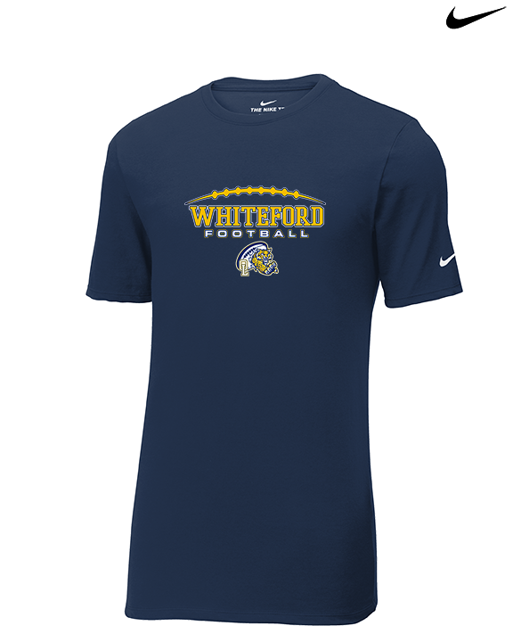 Whiteford HS Football Logo Custom 01 - Mens Nike Cotton Poly Tee