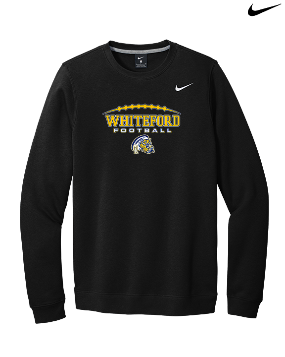 Whiteford HS Football Logo Custom 01 - Mens Nike Crewneck