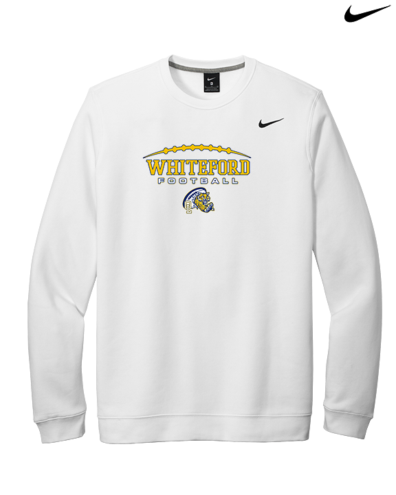 Whiteford HS Football Logo Custom 01 - Mens Nike Crewneck