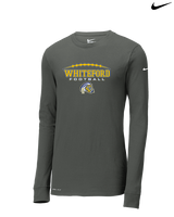 Whiteford HS Football Logo Custom 01 - Mens Nike Longsleeve