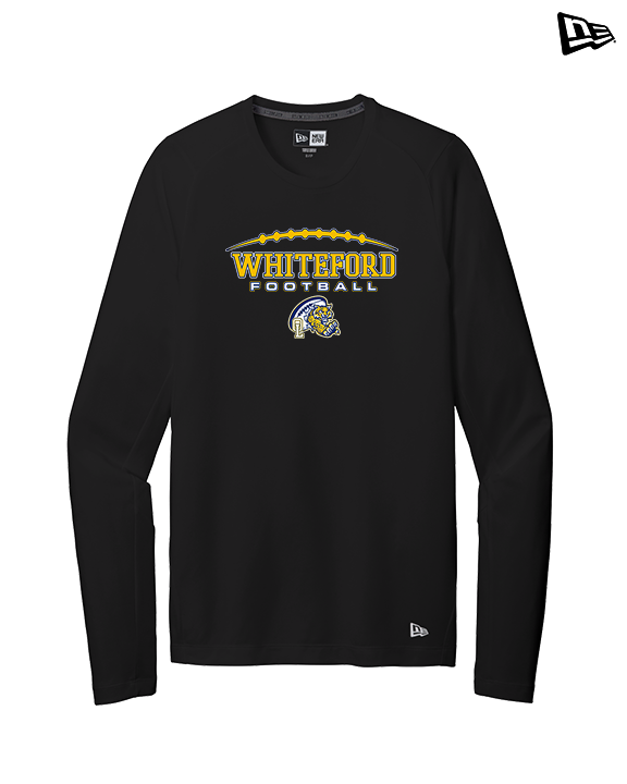 Whiteford HS Football Logo Custom 01 - New Era Performance Long Sleeve