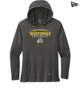 Whiteford HS Football Logo Custom 01 - New Era Tri-Blend Hoodie